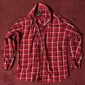 Eddie Bauer Large Red Flannel